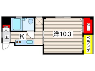 マキハイツの物件間取画像